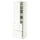 METOD / MAXIMERA hi cab w shlvs/4 drawers/dr/2 frnts, white/Aspudden matt white, 60x60x200 cm
