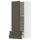 METOD / MAXIMERA wall cabinet with door/2 drawers, white/Havstorp brown-beige, 40x100 cm