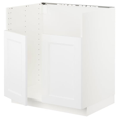 METOD - METOD Base cab f TALLSJÖN sink, white/Axstad matt white, 80x60 cm