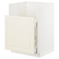 METOD base cab f TALLSJÖN sink, white/Bodbyn off-white, 60.0x80.0x60.0 cm
