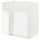 METOD - METOD Base cab f TALLSJÖN sink, white Enköping/white wood effect, 80x60 cm