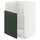 METOD base cab f TALLSJÖN sink, white/Havstorp deep green, 60x60 cm