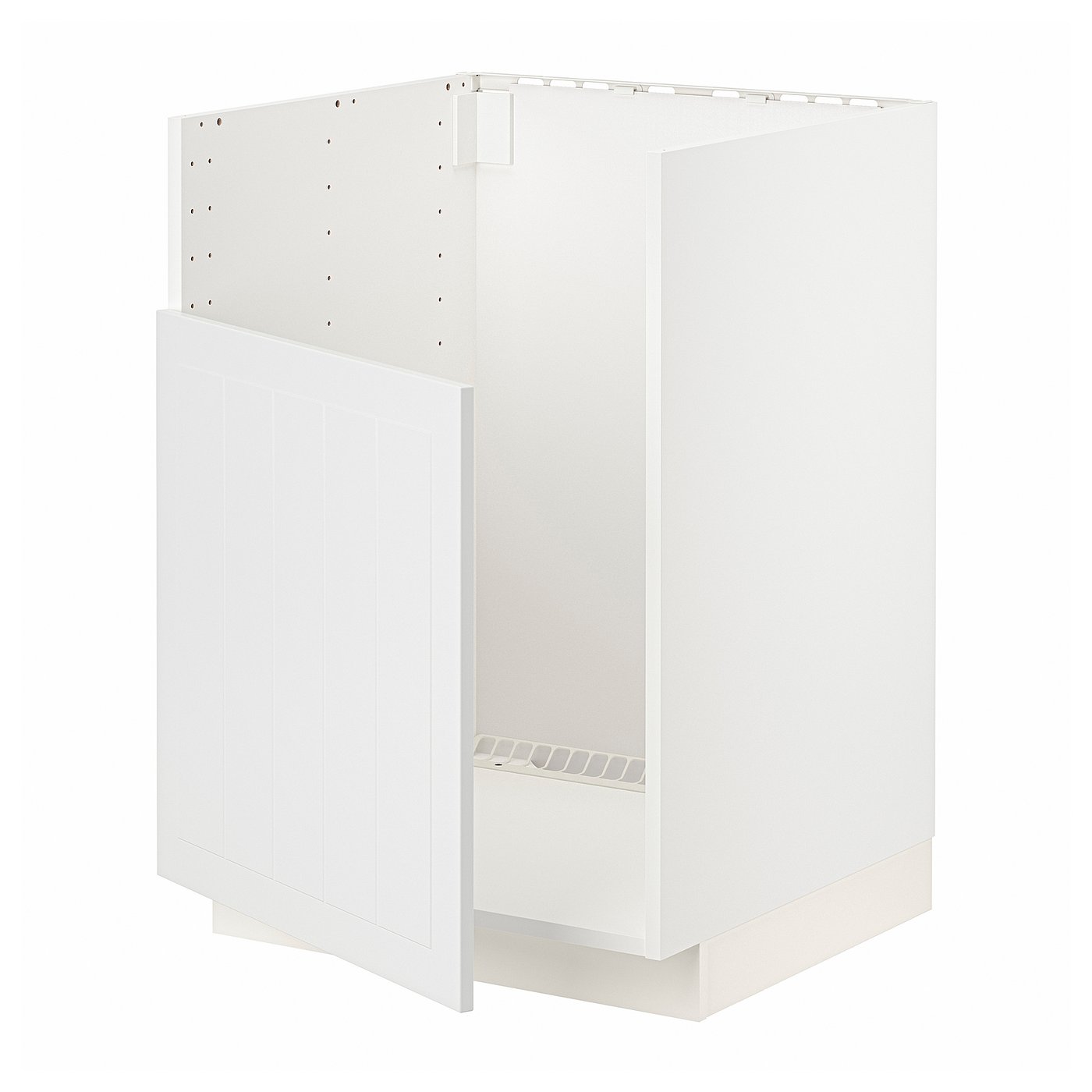 METOD base cab f TALLSJÖN sink, white/Stensund white, 60x60 cm