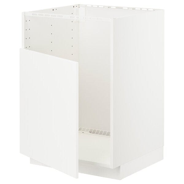 METOD - Base cab f TALLSJÖN sink, white/Veddinge white, 60x60 cm