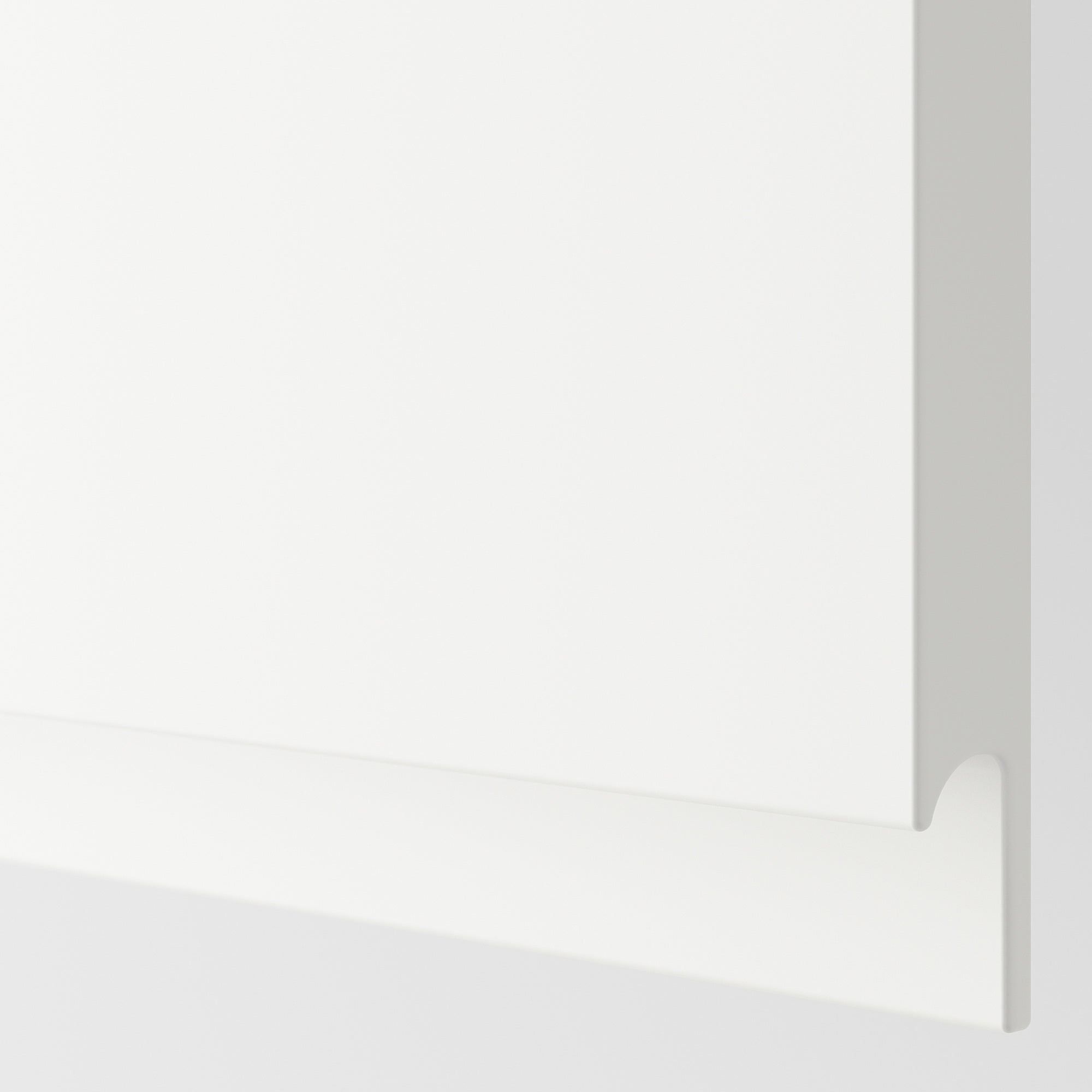 METOD base cab f TALLSJÖN sink, white/Voxtorp matt white, 60x60 cm