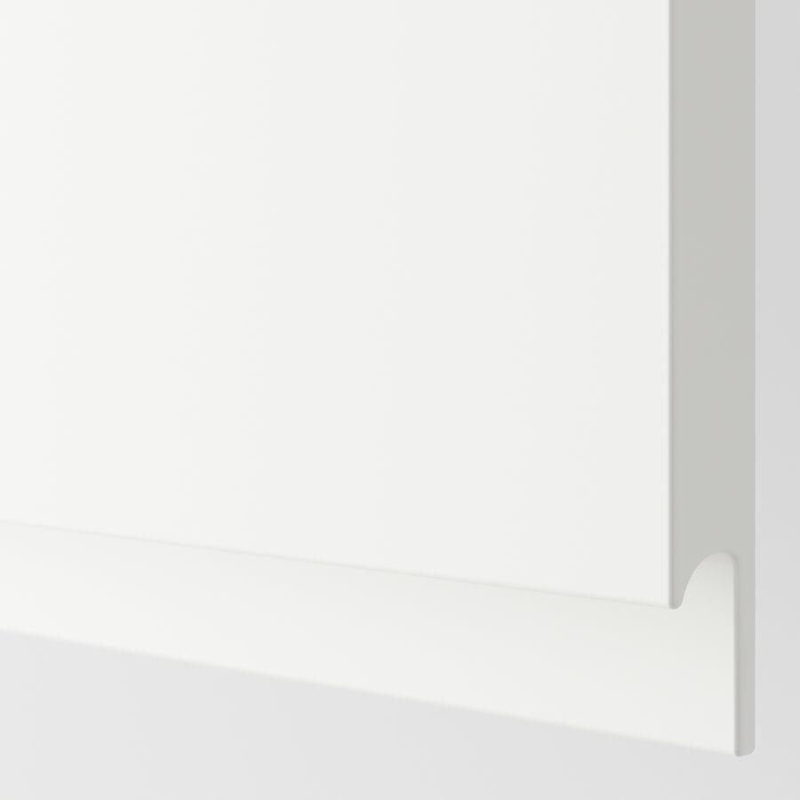 METOD base cab f TALLSJÖN sink, white/Voxtorp matt white, 60x60 cm