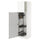 METOD high cabinet with cleaning interior, white Enköping/white wood effect, 60x60x200 cm