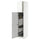 METOD high cabinet with cleaning interior, white Enköping/white wood effect, 40x60x200 cm