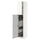 METOD high cabinet with cleaning interior, white Enköping/white wood effect, 40x60x220 cm