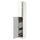 METOD high cabinet with cleaning interior, white Enköping/white wood effect, 40x60x240 cm