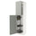 METOD high cabinet with cleaning interior, white/Havstorp light grey, 60x60x240 cm