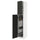 METOD - METOD High cabinet with cleaning interior, white/Nickebo matt anthracite, 40x60x220 cm