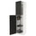 METOD - METOD High cabinet with cleaning interior, white/Nickebo matt anthracite, 60x60x240 cm