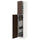 METOD - METOD High cabinet with cleaning interior, white/Sinarp brown, 40x60x220 cm
