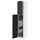 METOD - METOD High cabinet with cleaning interior, white/Upplöv matt anthracite, 40x60x220 cm