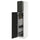 METOD - METOD High cabinet with cleaning interior, white/Upplöv matt anthracite, 40x60x200 cm