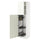 METOD - METOD High cabinet with cleaning interior, white/Vallstena white, 60x60x220 cm
