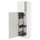 METOD high cabinet with cleaning interior, white/Veddinge white, 60x60x200 cm