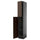 METOD - METOD High cabinet with cleaning interior, black-grey/Sinarp brown, 40x60x240 cm