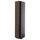 METOD - METOD High cabinet with shelves/2 doors, black-grey/Sinarp brown, 40x60x220 cm