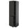 METOD - METOD High cabinet with shelves/2 doors, black-grey/Upplöv matt anthracite, 60x60x200 cm