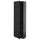 METOD high cabinet with shelves, black-grey/Lerhyttan black stained, 60x37x200 cm
