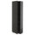 METOD - METOD High cabinet with shelves, black-grey/Nickebo matt anthracite, 60x37x200 cm