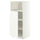 METOD high cabinet f built-in appliances, white/Aspudden matt white, 60x60x140 cm