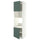 METOD high cabinet f built-in appliances, white/Aspudden dark grey-green, 60x60x220 cm
