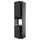 METOD High oven cabinet, 2 doors/shelves, black-grey/Nickebo anthracite matt, 60x60x240 cm
