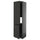 METOD - METOD High cab f fridge/freezer w 2 doors, black-grey/Upplöv matt anthracite, 60x60x220 cm