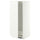 METOD high cabinet for fridge/freezer, white/Aspudden matt white, 60x60x140 cm