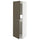 METOD high cabinet for fridge/freezer, white/Havstorp brown-beige, 60x60x200 cm