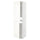 METOD - METOD High cabinet for fridge/freezer, white/Vallstena white, 60x60x220 cm