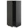 METOD - METOD High cabinet for fridge/freezer, black-grey/Upplöv matt anthracite, 60x60x140 cm