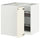 METOD - Corner cabinet/swivel unit, white/Bodbyn off-white, 88x88 cm - Width: 87.5 cmHeight: 88.0 cmBracket depth: 87.5 cmBracket height: 80.0 cm