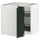 METOD - Corner cabinet/rotating basket, white/Havstorp intense green, 88x88 cm - Width: 87.5 cm Height: 88.0 cm Structure depth: 87.5 cm Structure height: 80.0 cm.