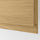 METOD - METOD Corner base cabinet with carousel, black-grey/Voxtorp oak effect, 88x88 cm
