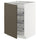 METOD base cabinet with wire baskets, white/Havstorp brown-beige, 60x60 cm