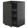 METOD - METOD Base cabinet with wire baskets, black-grey/Upplöv matt anthracite, 60x60 cm
