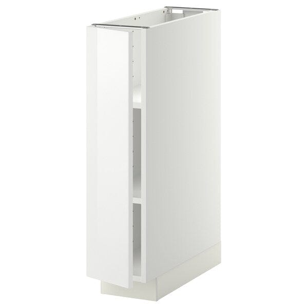 Ikea METOD - Base cabinet with shelves, white/Ringhult white, 20x60 cm