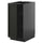 METOD - METOD Base cabinet with shelves, black-grey/Lerhyttan black stained, 40x60 cm