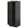 METOD - METOD Base cabinet with shelves, black-grey/Lerhyttan black stained, 30x37 cm