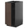 METOD - METOD Base cabinet with shelves, black-grey/Sinarp brown, 40x60 cm