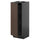 METOD - METOD Base cabinet with shelves, black-grey/Sinarp brown, 30x37 cm