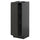 METOD - METOD Base cabinet with shelves, black-grey/Upplöv matt anthracite, 30x37 cm