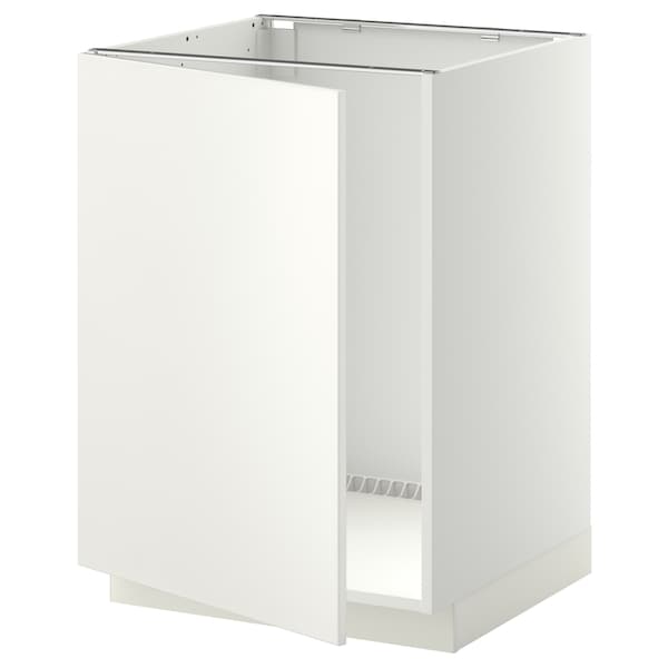 METOD - Mobile base per lavello, bianco/Veddinge bianco,60x60 cm