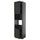 METOD - METOD Hi cb f oven/micro w 2 drs/shelves, black-grey/Nickebo matt anthracite, 60x60x240 cm