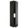 METOD - METOD Hi cab f fridge or freezer w 2 drs, black-grey/Lerhyttan black stained, 60x60x240 cm