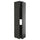 METOD - METOD Hi cab f fridge or freezer w 2 drs, black-grey/Nickebo matt anthracite, 60x60x240 cm